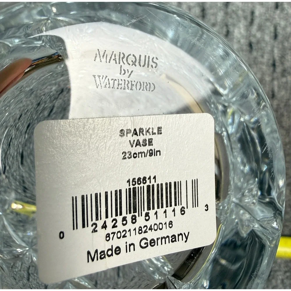 Marquis‎ by Waterford Crystal Sparkle Vase 23cm 9in Made in Germany